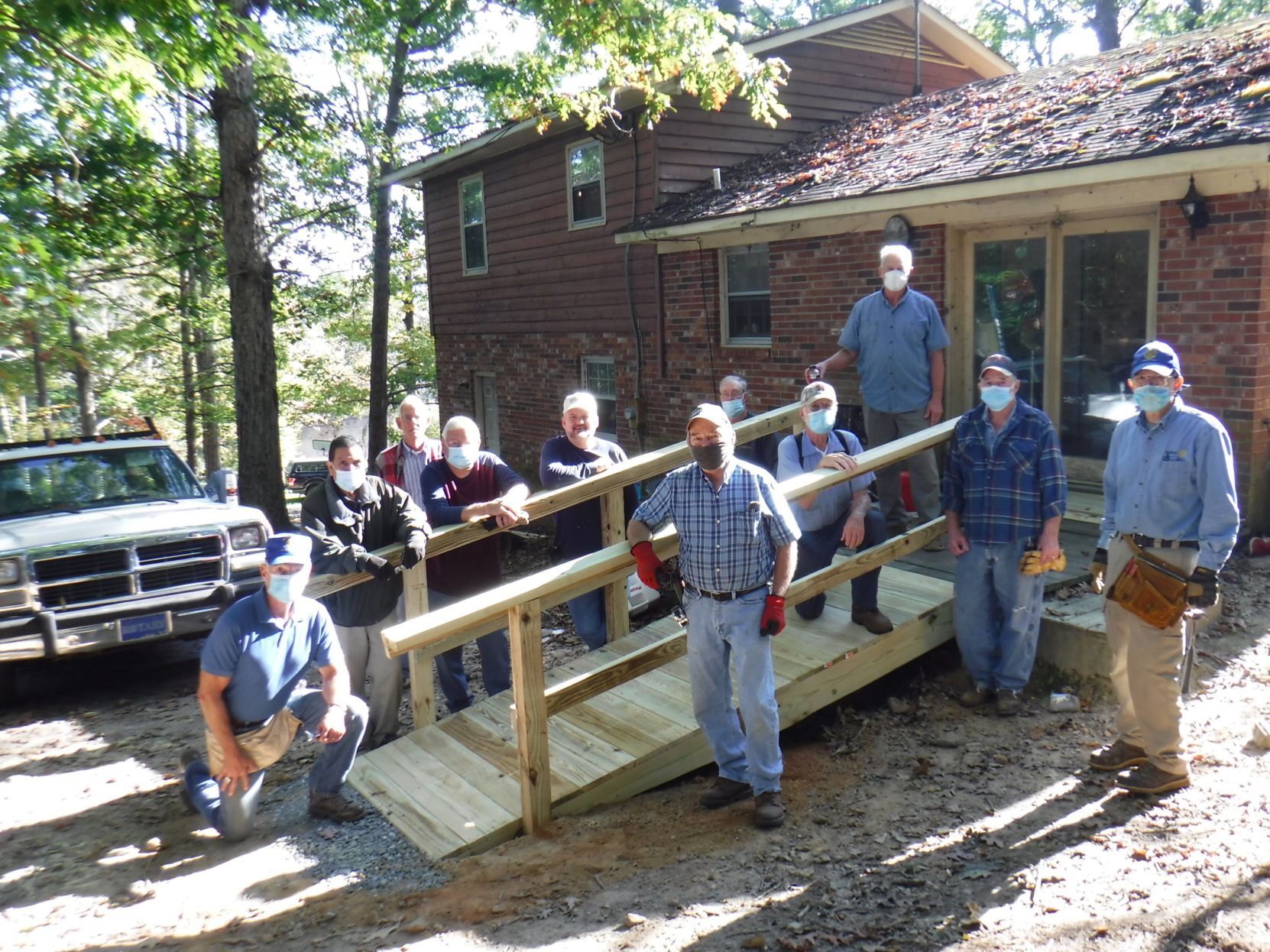Rotary Club constructs ramp for Guest